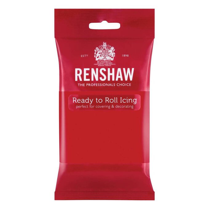 Renshaw Ready To Roll Poppy Red Icing 250g