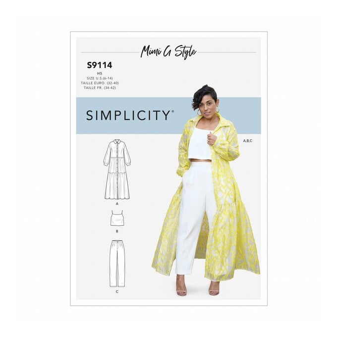 Simplicity Women’s Separates Sewing Pattern S9114 (6-14) image number 1