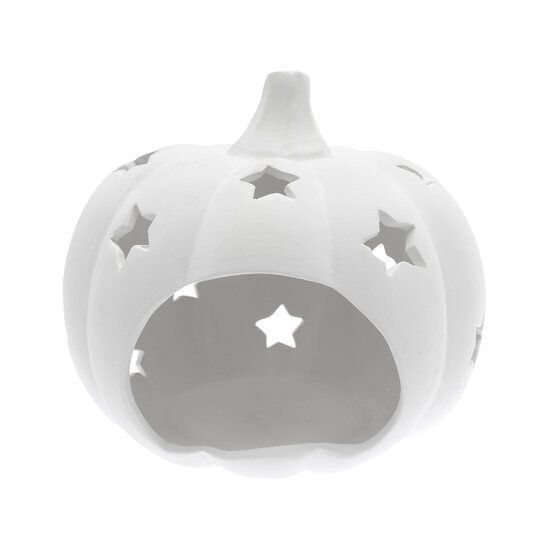 Ceramic Star Pumpkin Tealight Holder 15cm image number 3
