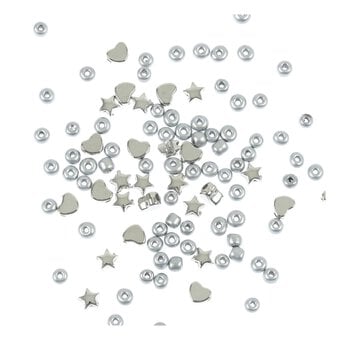 Silver Separator Beads 36g