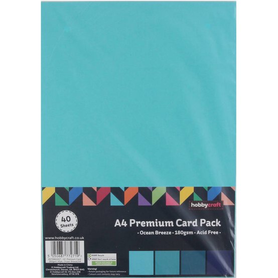 Ocean Breeze Premium Card A4 40 Pack image number 2