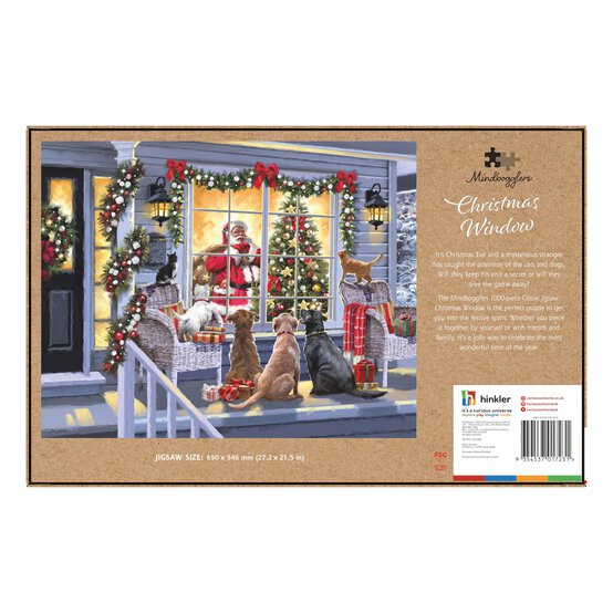 Mindbogglers Christmas Window Jigsaw Puzzle 1000 Pieces image number 2