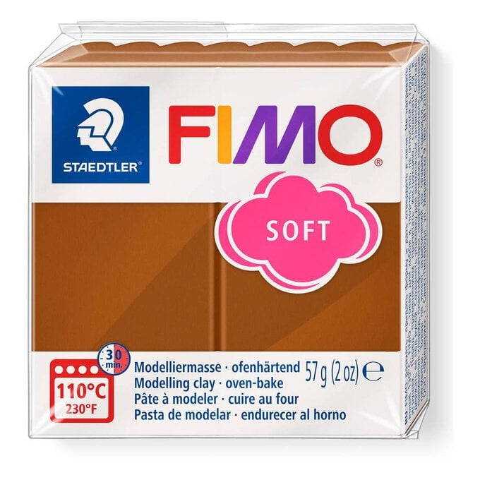 Fimo Soft Caramel Modelling Clay 57g image number 1