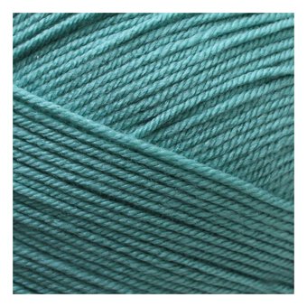 Women's Institute Teal Soft and Smooth Aran Yarn 400g image number 2