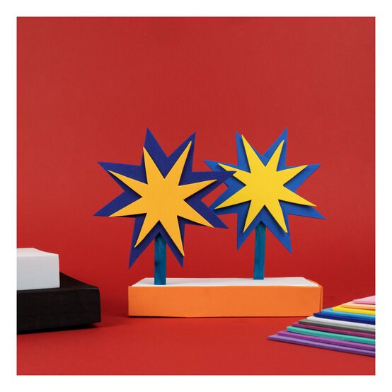 White Thick EVA Foam Sheet 21cm x 30cm image number 2