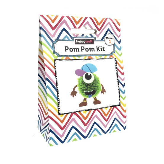 Green Monster Pom Pom Kit image number 1