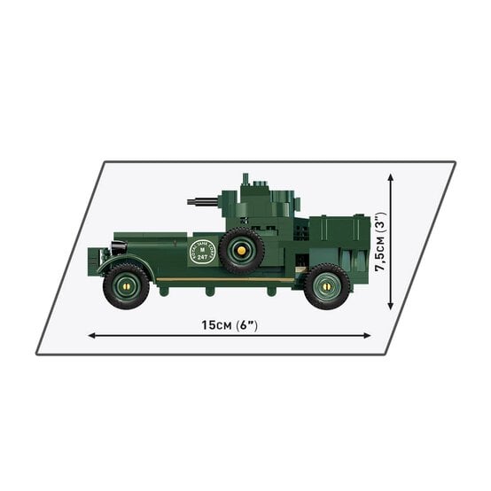 COBI Rolls-Royce Armoured Car 1920 Pattern Mk I Set 1:35 image number 4
