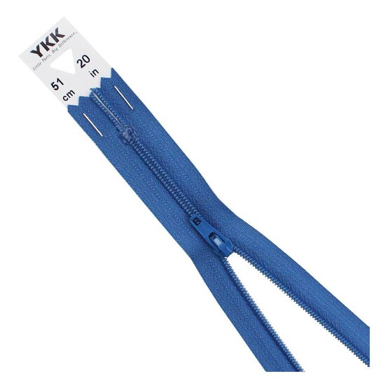 YKK Pastel Blue Dress and Skirt Zip 51cm image number 1