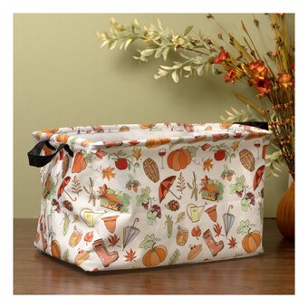 Autumn Collapsible Basket 38cm x 26cm
