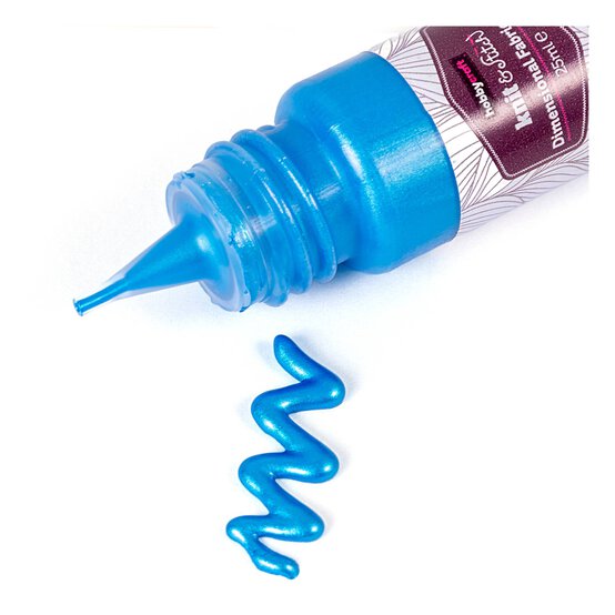Dark Blue Dimensional Fabric Paint 25ml image number 2