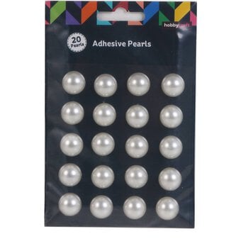 Chunky Adhesive Pearls 20 Pack image number 3