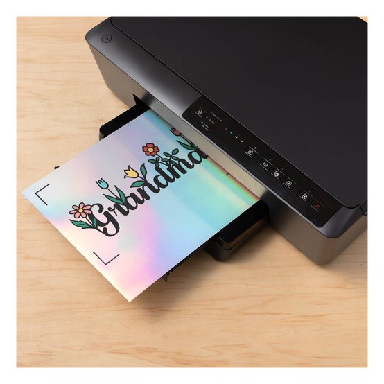 Cricut Silver Printable Vinyl A4 10 Pack image number 2