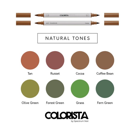 Colorista Natural Tone Art Markers 8 Pack image number 2