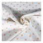 Orange Spot Crinkle Fabric by the Metre image number 1
