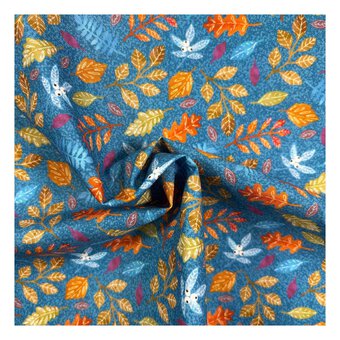 Hearthside Harvest Fallen Foliage Cotton Fabric by the Metre