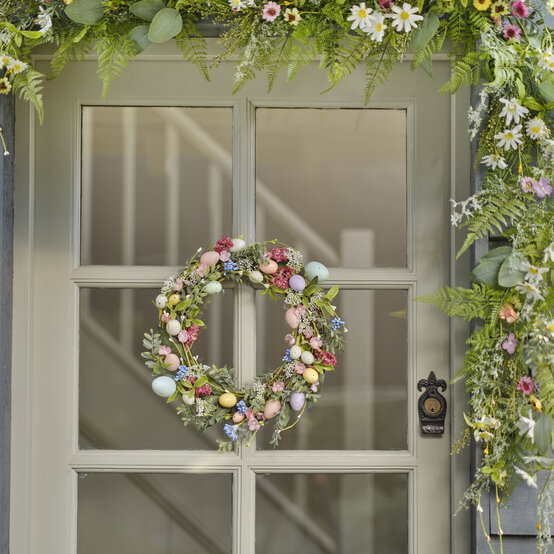 How to Make a Spring Egg Wreath image number 1