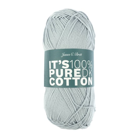 James C Brett Pale Blue It’s Pure Cotton Yarn 100g image number 1