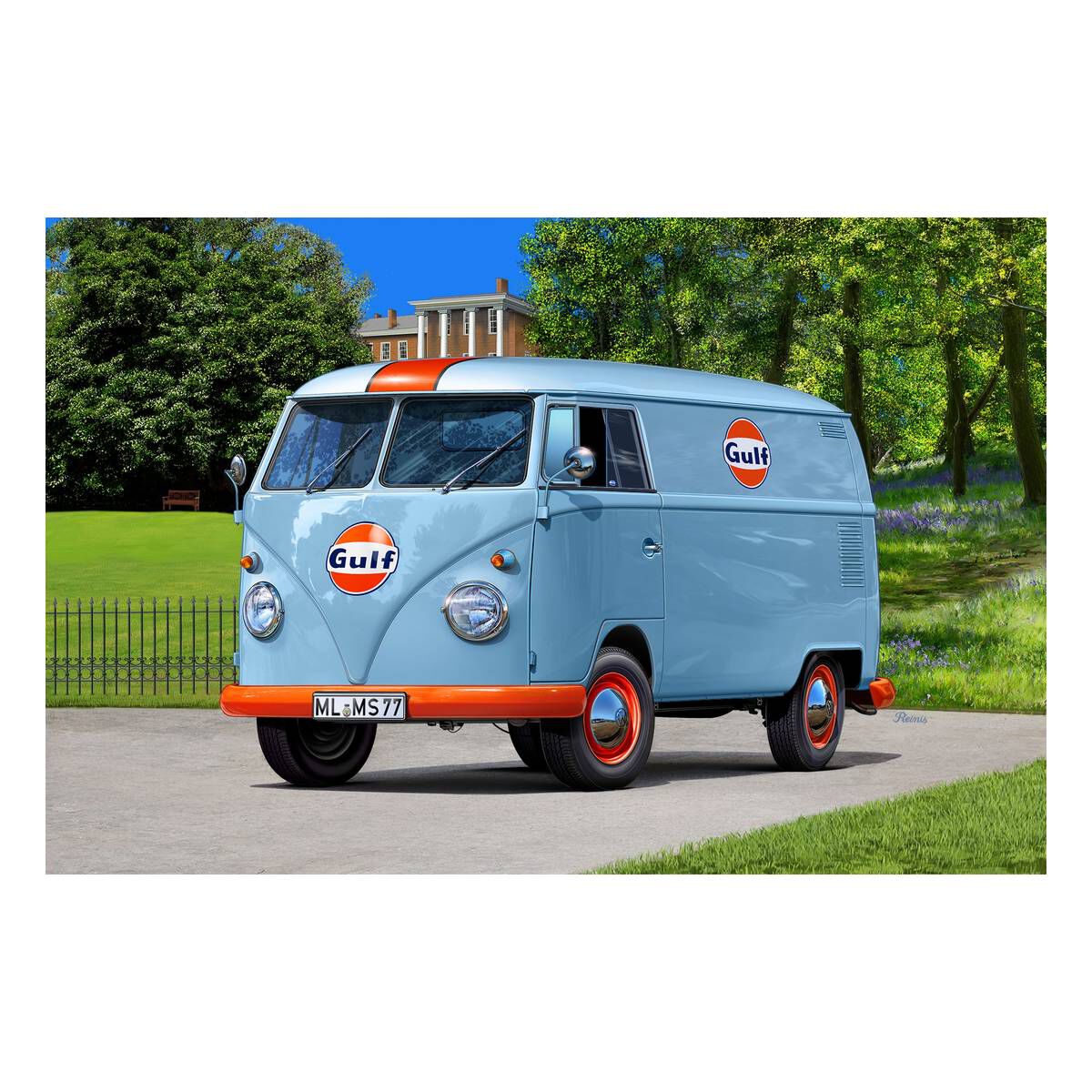 Revell VW T1 Panel Van Gulf Model Kit 1:24 | Hobbycraft