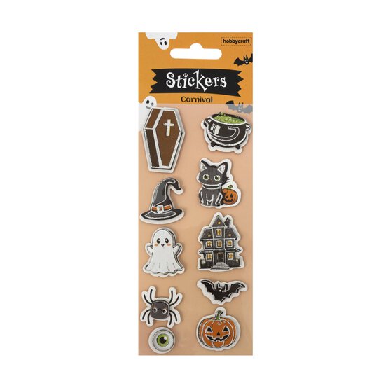 Creepy Carnival Foil Stickers 10 Pack image number 3
