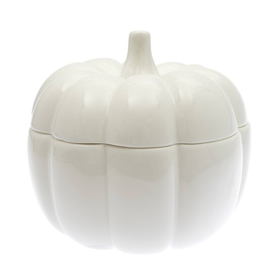 Glazed Pumpkin Jar with Lid 16.5cm image number 3