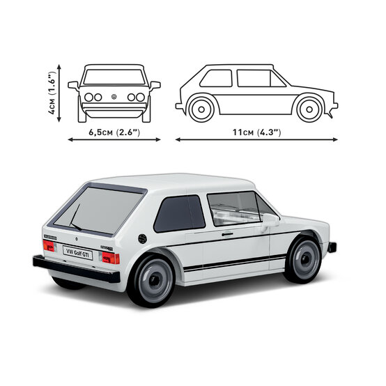 COBI Volkswagen Golf GTI 1976 Set 1:35 image number 3