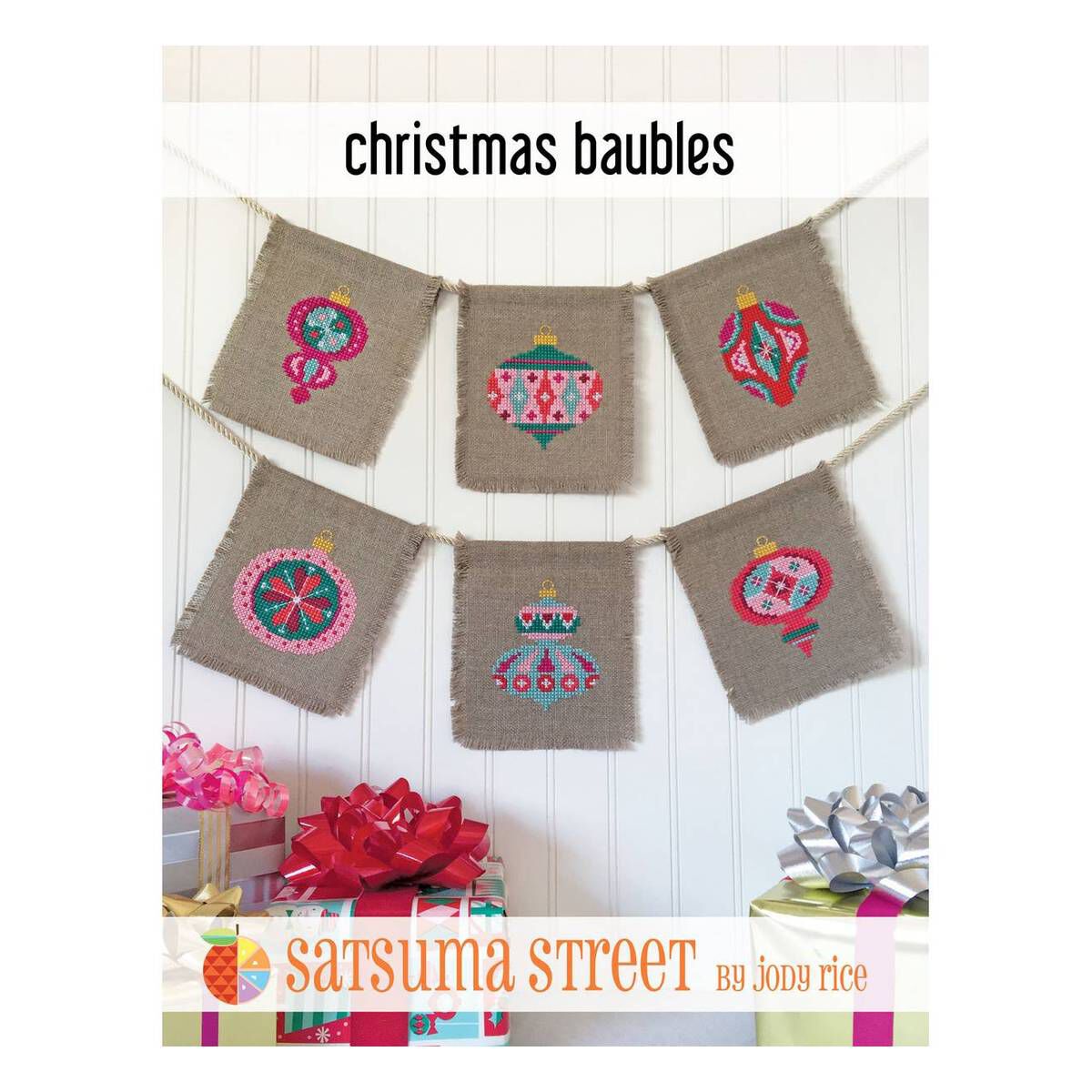 Satsuma Street Christmas Baubles Cross Stitch Chart Hobbycraft