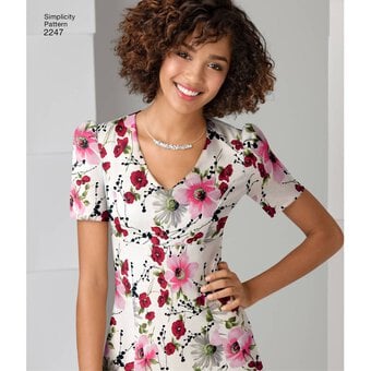 Simplicity Women's Fit Dress Sewing Pattern 2247 (20-28) image number 4