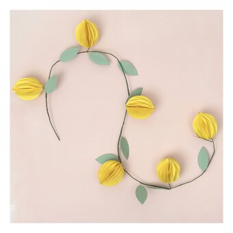 Lemon Paper Garland 1.2m
