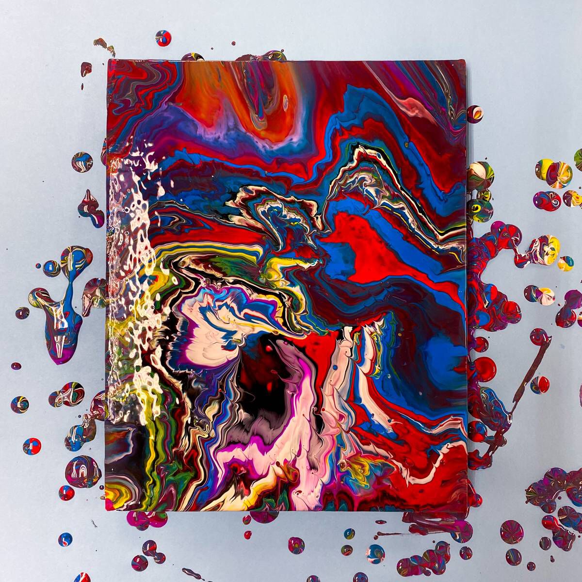 Rainbow Pouring Paints 118ml 6 Pack Hobbycraft