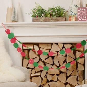 How to Sew a Christmas Garland