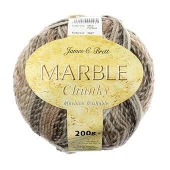James C Brett Pebbles Marble Chunky 200g