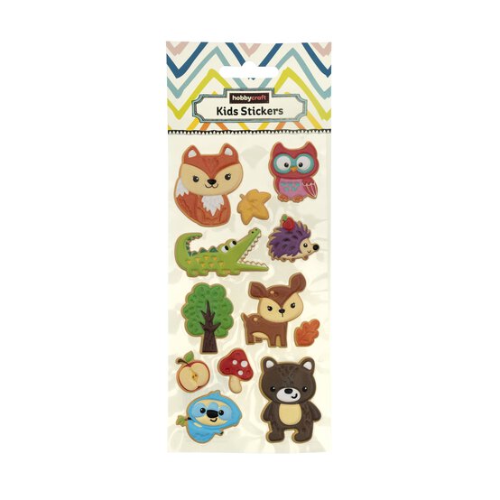 Forest Friends Puffy Stickers image number 4