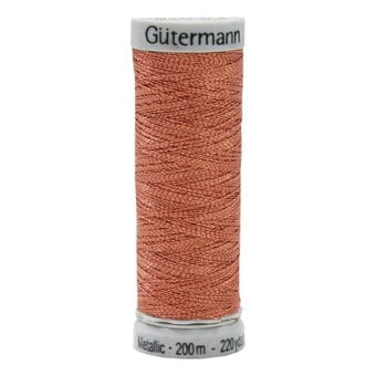 Gutermann Copper Sulky Metallic Thread 200m (7011)