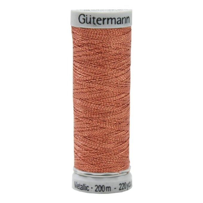 Gutermann Copper Sulky Metallic Thread 200m (7011) image number 1