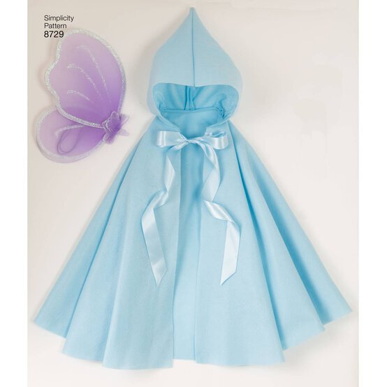 Simplicity Kids’ Cape Costume Sewing Pattern 8729 (S-L) image number 4