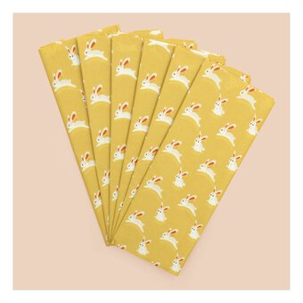 Bunny Tissue Paper 50cm x 75cm 6 Pack 