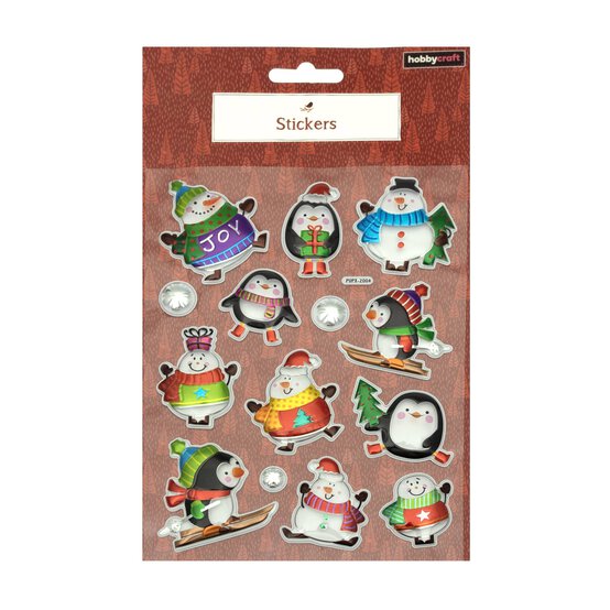 Snowman Pop-Up Stickers image number 3