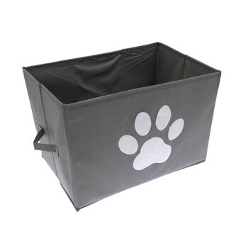 Paw Print Pet Toy Storage Box 35cm x 20cm