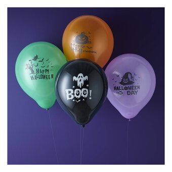 Halloween Latex Balloons 4 Pack 