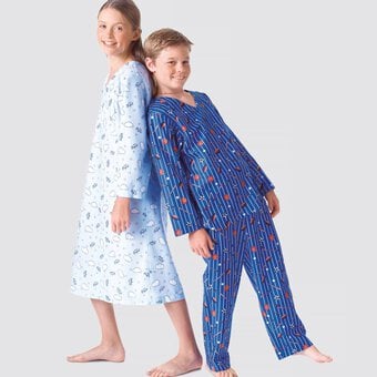 Simplicity Kids’ Loungewear Sewing Pattern S9209 (8-16) image number 3