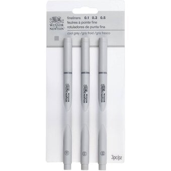 Winsor & Newton Cool Grey Fineliners 3 Pack