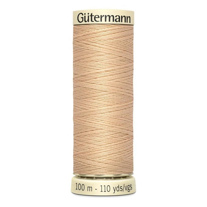 Gutermann Beige Sew All Thread 100m (421) image number 1