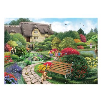 Falcon Cottage Gardens Jigsaw Puzzle 1000 Pieces