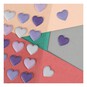 Lilac Heart Puffy Stickers 78 Pack image number 3