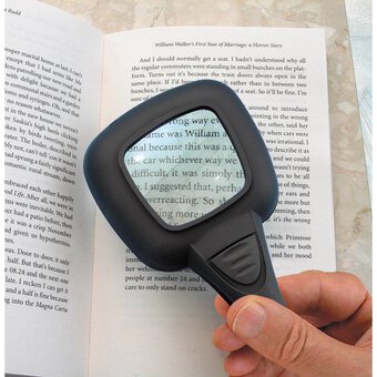 LED Hand Held Magnifier with Stand image number 4