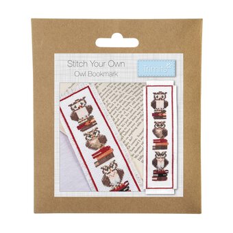 Trimits Owls Cross Stitch Bookmark Kit