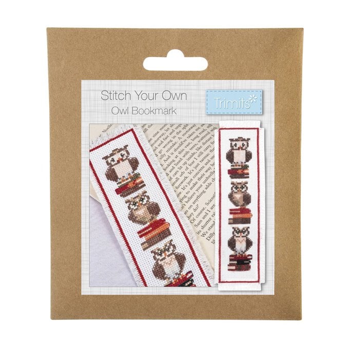 Trimits Owls Cross Stitch Bookmark Kit image number 1