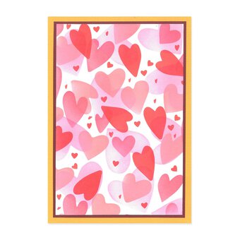 Sizzix Mark Making Hearts Layered Stencils A6 4 Pack
