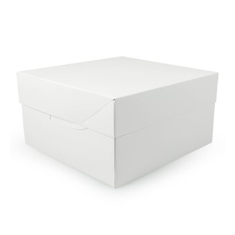 White Cake Box 16 Inches