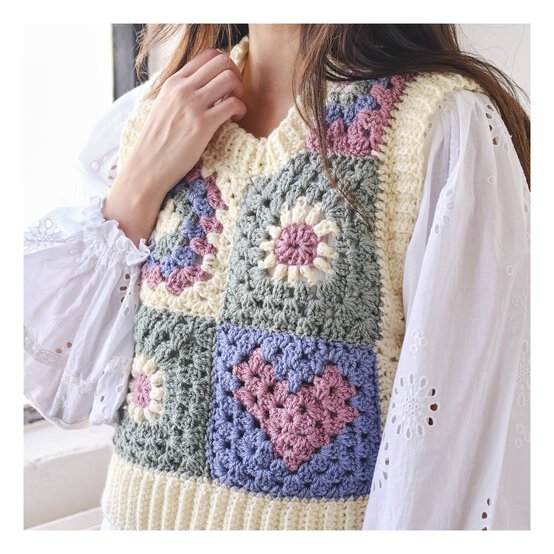 Knitcraft Granny Square Tank Digital Pattern 0356 image number 4